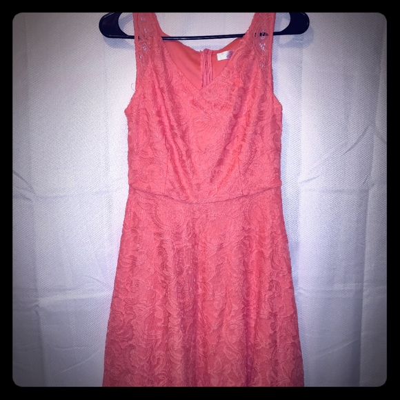 Women's Floral Lace Dress - Picture 1 of 3